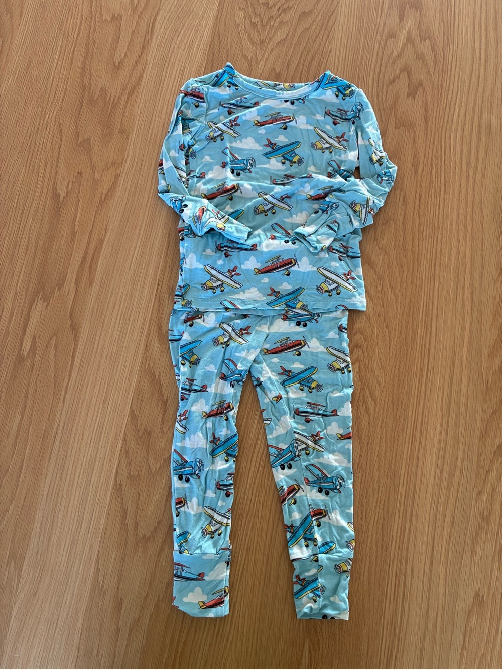Posh Peanut Airplane Pajama Set 2T